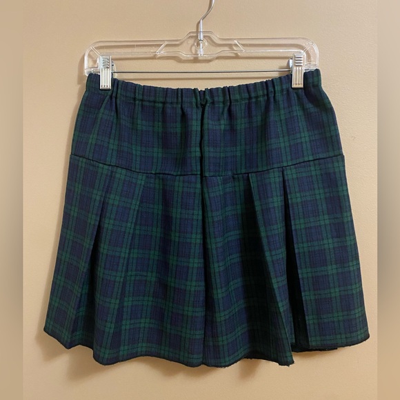Vintage Schoolgirl Plaid Print High-Rise Skirt - Picture 1 of 9